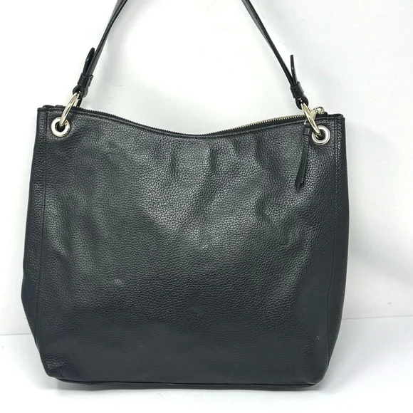 Kate Spade Kat Black Pebbled Leather Hobo Shoulder Bag - Picture 5 of 12